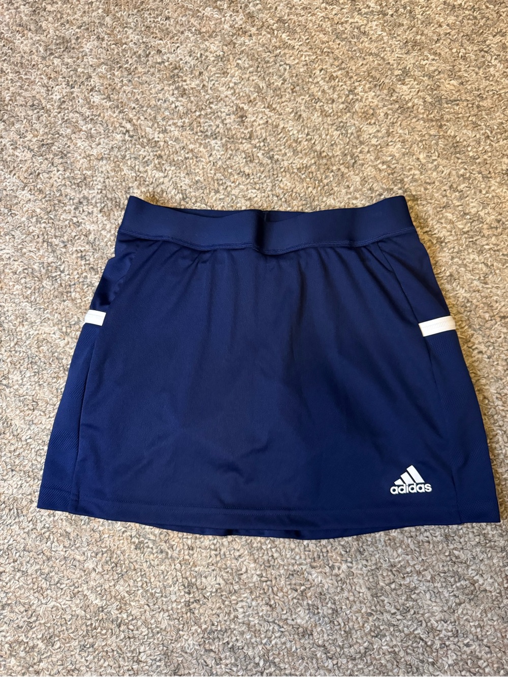 adidas Navy AEROREADY Performance Skort with White Logo